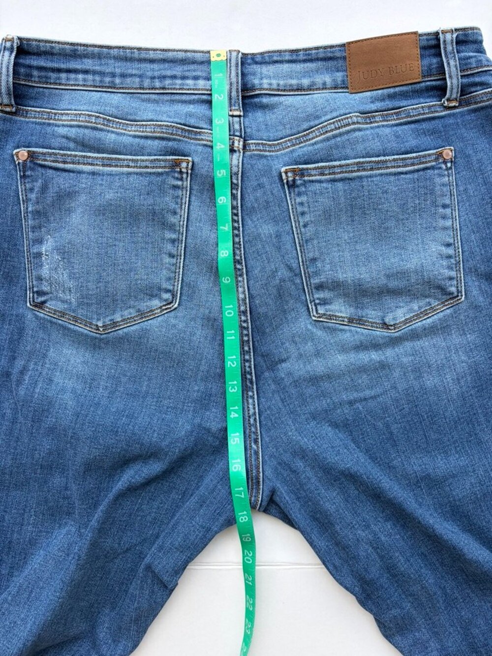 Judy Blue Distressed Bootcut Raw Hem Jeans Size 20W - Picture 13 of 14